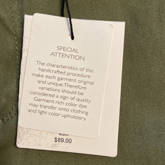 Gibson & Latimer Sage color Pants size 8 inseam 27” high rise relaxed chino - Picture 12 of 16